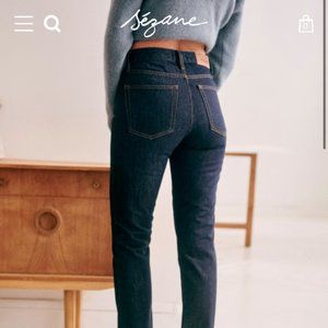 Sezane Brut Sexy Jeans in "Indigo"